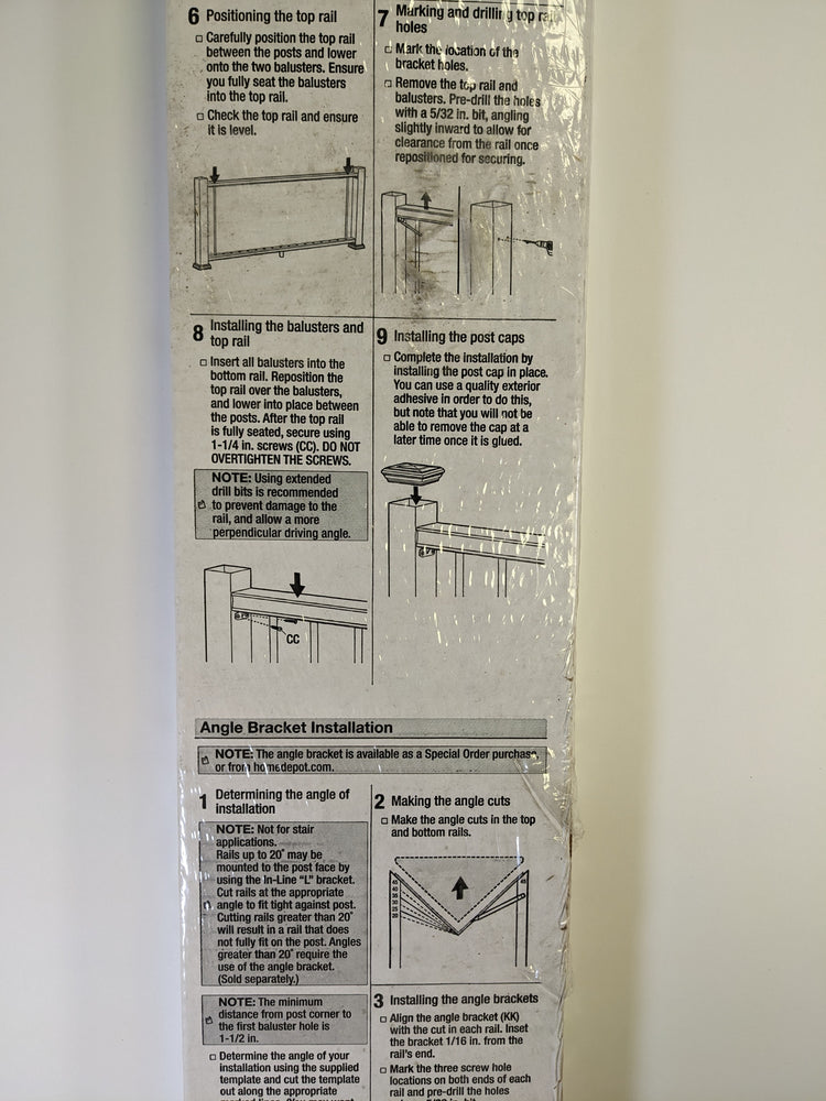 Fiberon ArmorGuard Regency White Composite Rail Kit with Round Black Metal Balusters 8 ft. x 3.5 ft. Actual Size 94 in. x 42 in.