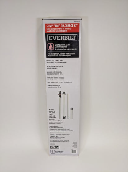 Everbilt Sump Pump Discharge Kit