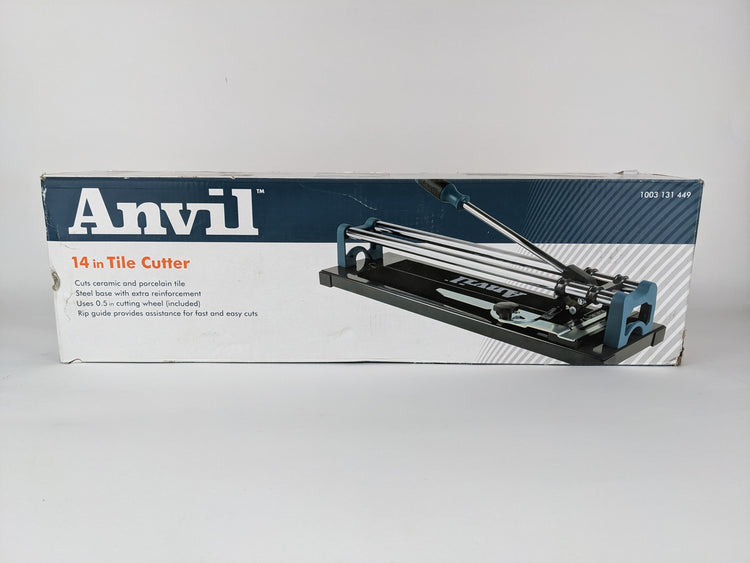 Anvil 14 in. Ceramic and Porcelain Tile Cutter with 1/2 in. Cutting Wheel