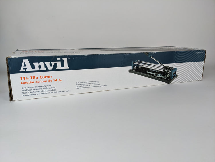 Anvil 14 in. Ceramic and Porcelain Tile Cutter with 1/2 in. Cutting Wheel