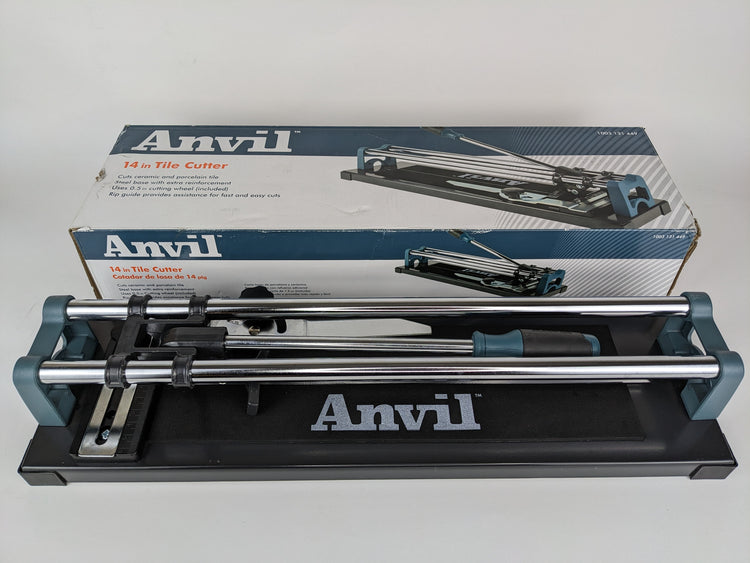 Anvil 14 in. Ceramic and Porcelain Tile Cutter with 1/2 in. Cutting Wheel