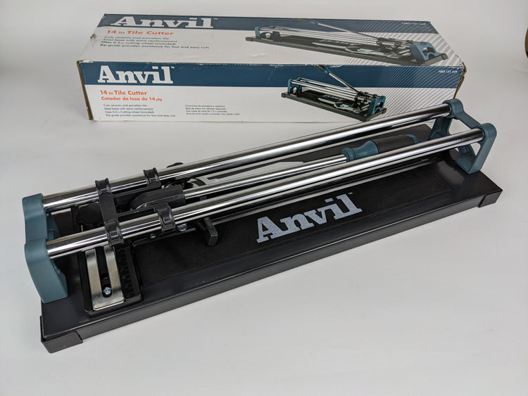 Anvil 14 in. Ceramic and Porcelain Tile Cutter with 1/2 in. Cutting Wheel