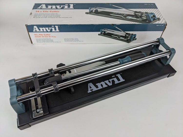 Anvil 14 in. Ceramic and Porcelain Tile Cutter with 1/2 in. Cutting Wheel