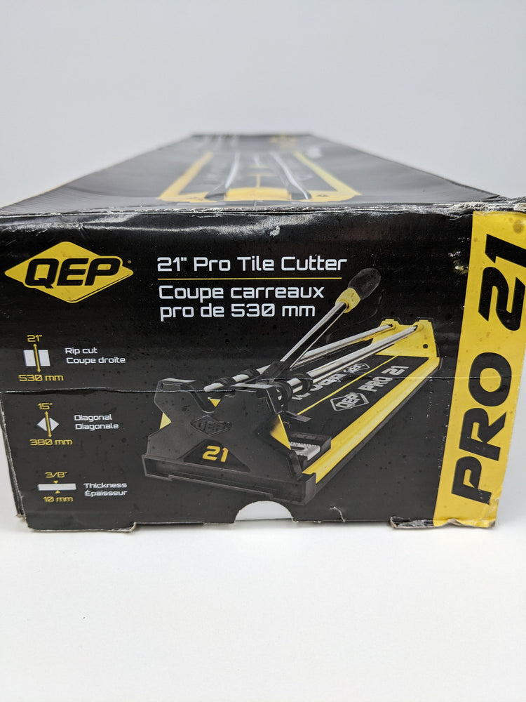 QEP 21 in. Professional Tile Cutter with 7/8 in. Titanium-Coated Tungsten Carbide Scoring Wheel