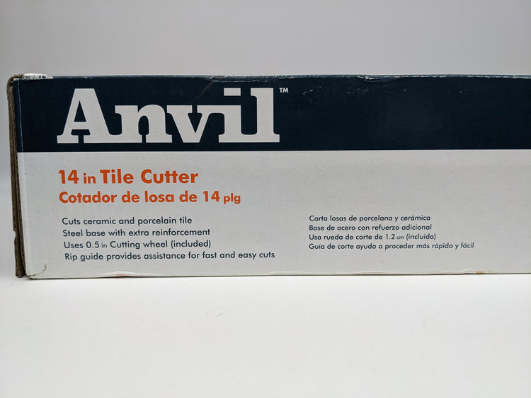 Anvil 14 in. Ceramic and Porcelain Tile Cutter with 1/2 in. Cutting Wheel