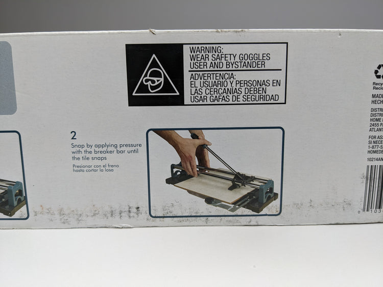 Anvil 14 in. Ceramic and Porcelain Tile Cutter with 1/2 in. Cutting Wheel