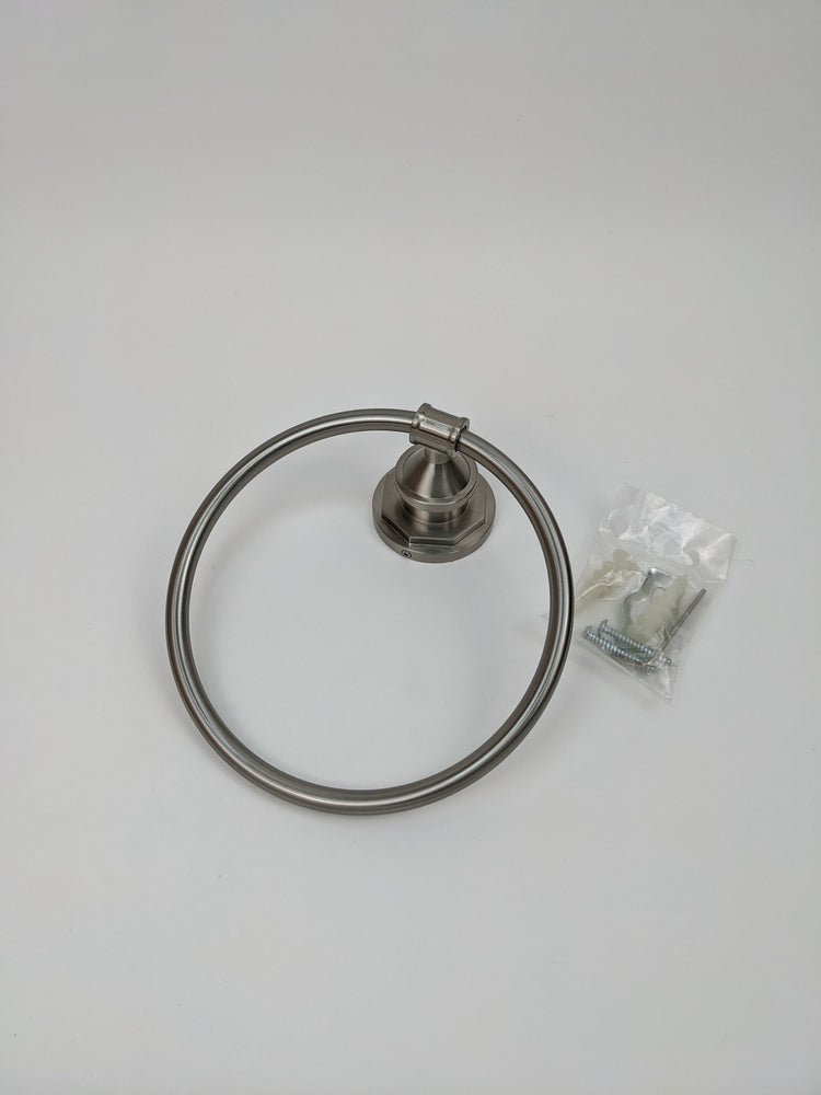 Delta Lochurst Towel Ring in SpotShield Brushed Nickel LHT46-BN