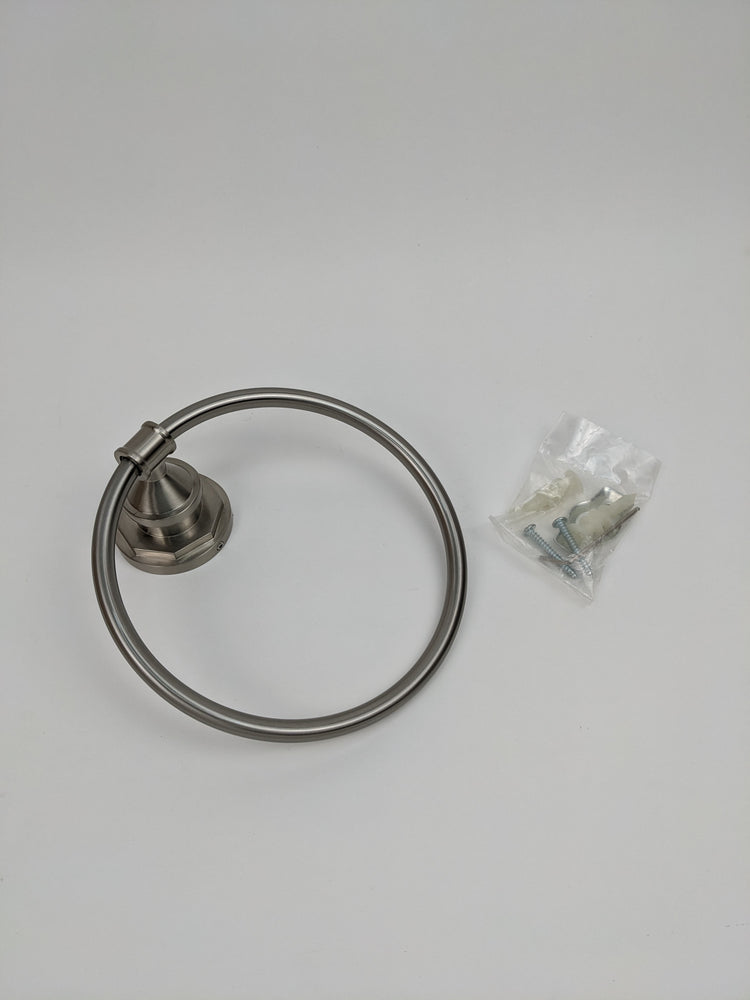 Delta Lochurst Towel Ring in SpotShield Brushed Nickel LHT46-BN