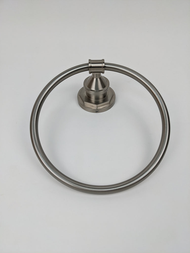 Delta Lochurst Towel Ring in SpotShield Brushed Nickel LHT46-BN