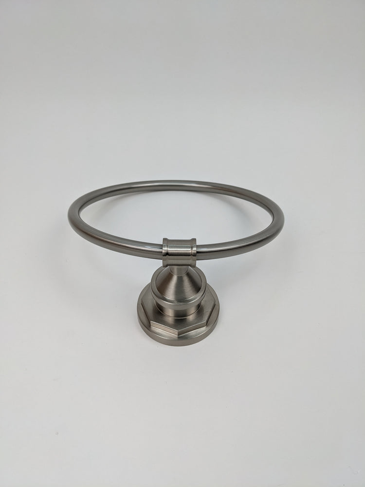 Delta Lochurst Towel Ring in SpotShield Brushed Nickel LHT46-BN