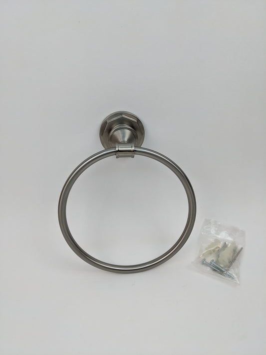 Delta Lochurst Towel Ring in SpotShield Brushed Nickel LHT46-BN