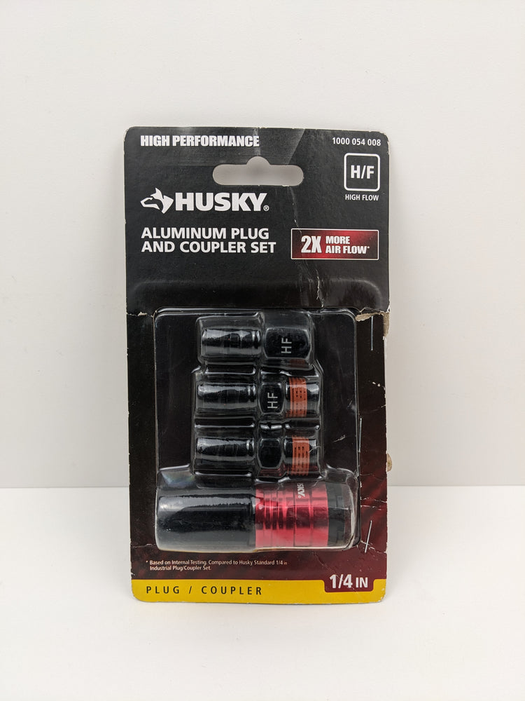 Husky High Flow Aluminum Coupler Plug Set