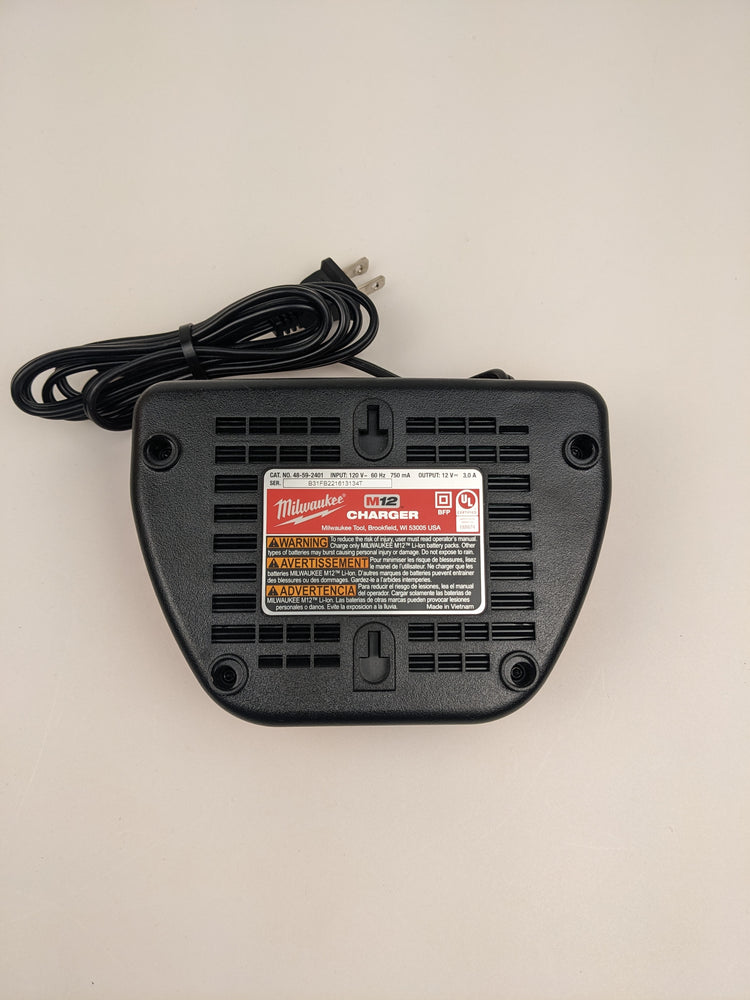 Milwaukee M12 12-Volt Lithium-Ion Battery Charger 48-59-2401