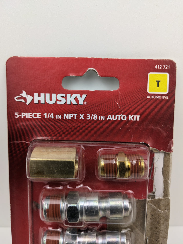 Husky 5-Piece 3/8 in. Automotive-Style Quick-Connector Kit