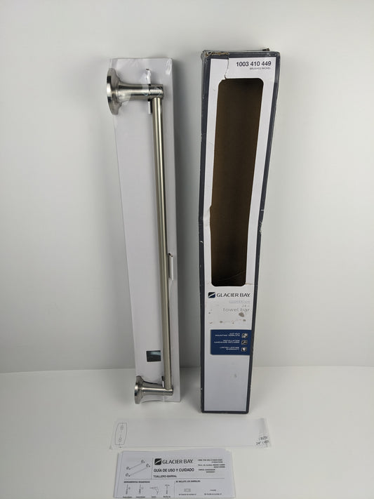 Glacier Bay Cooperton 24 in. Towel Bar in Brushed Nickel