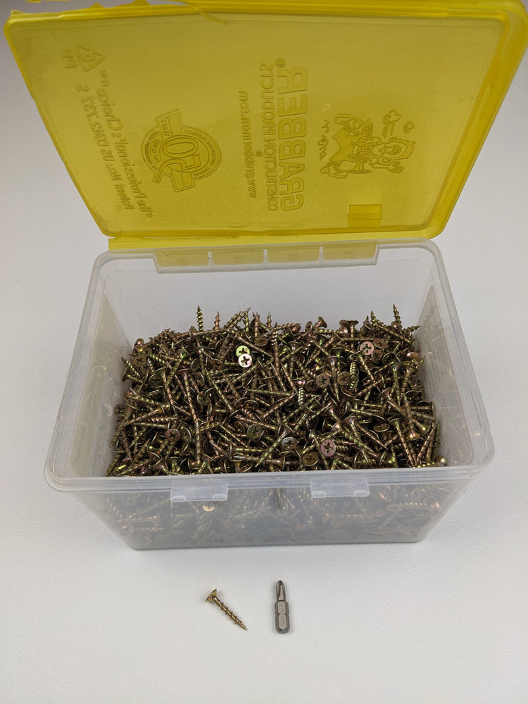 Grabber #6 1 in. Phillips Bugle Head Wood Screw (5 lbs. Box)