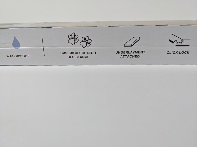 2 Cases of Home Decorators Collection King's Cottage Oak 12 mm T x 7.6 in. W Waterproof Laminate Wood Flooring, Approximately 32 sq. ft.